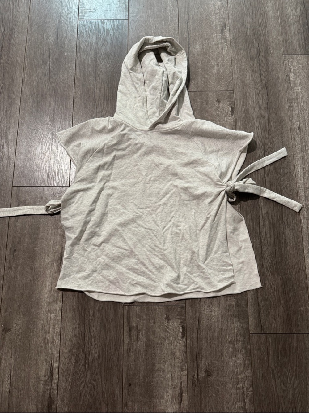 Remie girl grey hooded swim cover 6